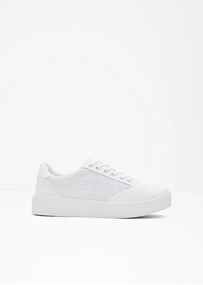 Sneaker in weiß - bonprix