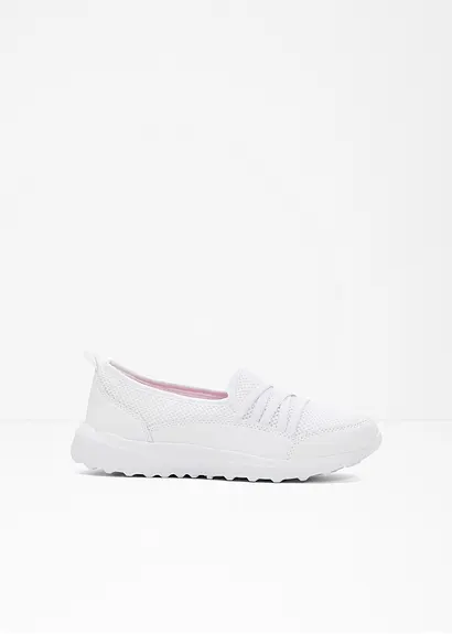 Sneaker in weiß - bonprix