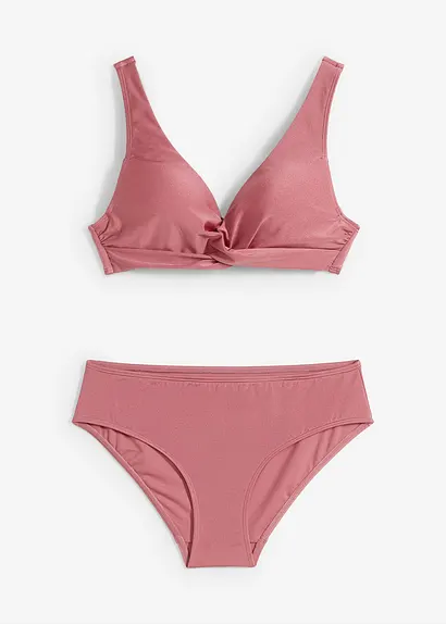Push up Bikini (2-tlg.Set) in lila von vorne - bonprix
