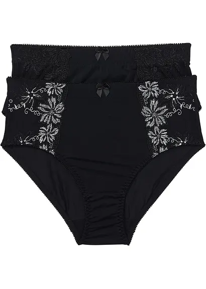 Formslip (2er Pack) in schwarz - bonprix