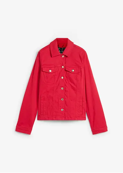 Jacke in rot von vorne - bonprix