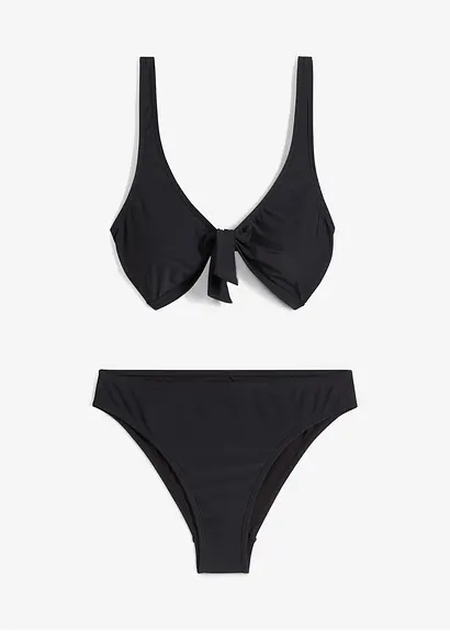 Bikini (2-tlg.Set) in schwarz von vorne - bonprix