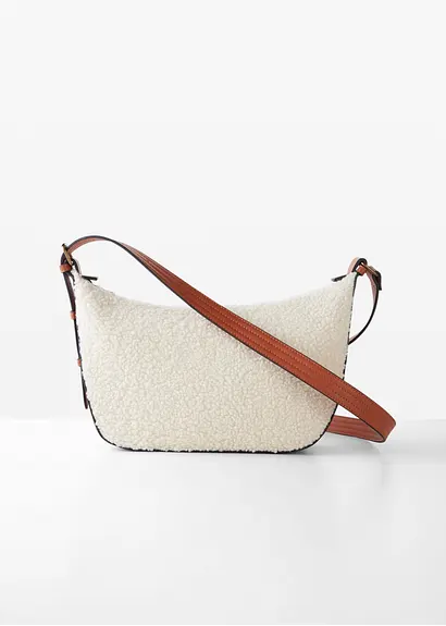 Handtasche in beige von vorne - bonprix