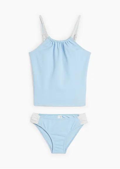 Mädchen Tankini (2-tlg.Set) in blau - bpc bonprix collection