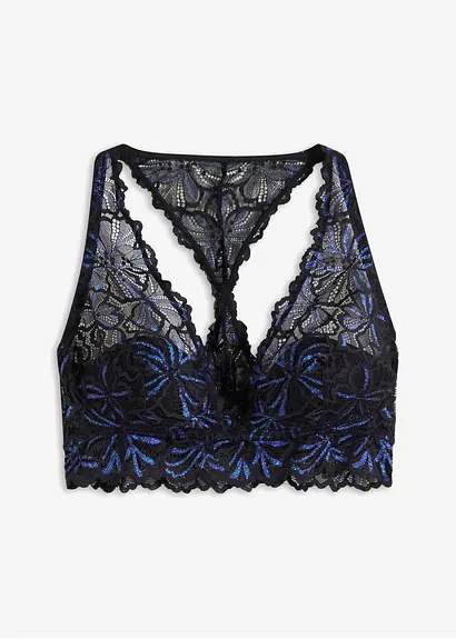 Bustier in schwarz von vorne - bonprix