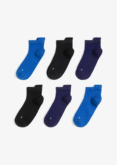 Sportsocken (6er Pack) COOLMAX® in schwarz von vorne - bonprix