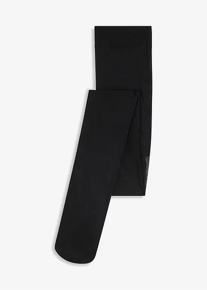 Overknee Strumpfhose 70den in schwarz von vorne - bonprix