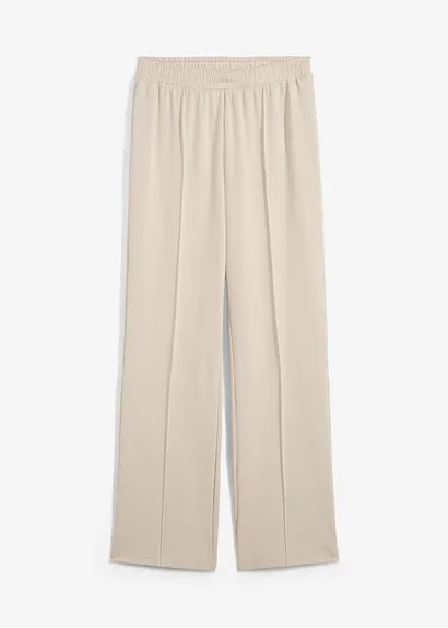Sweathose mit Viskose in grau von vorne - bonprix