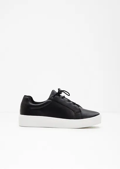 Komfort Sneaker in schwarz - bonprix