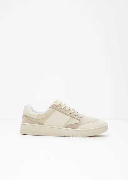Sneaker in beige - bonprix