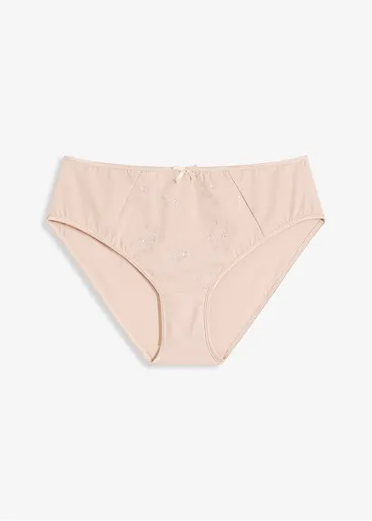 Maxislip in beige von vorne - bonprix