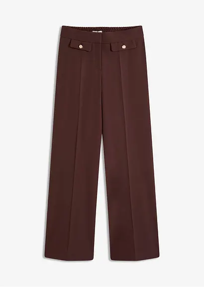 Marlenehose in braun von vorne - bonprix