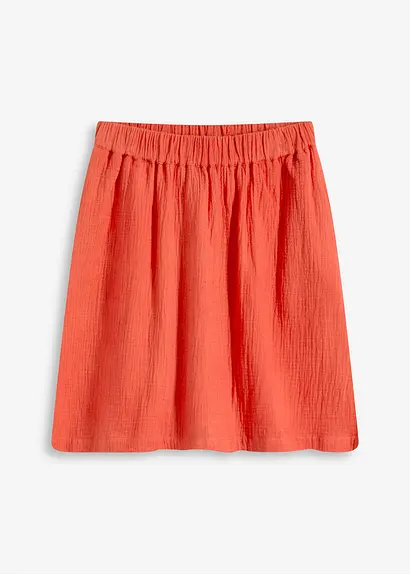 Musselin Strand Rock in orange von vorne - bonprix