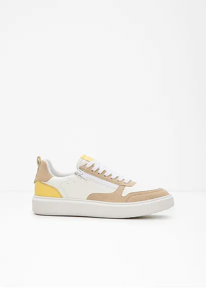 Komfort Sneaker in weiß - bonprix