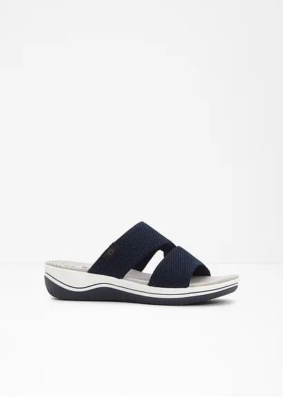 Jana Pantolette in bequemer Weite in blau - Jana