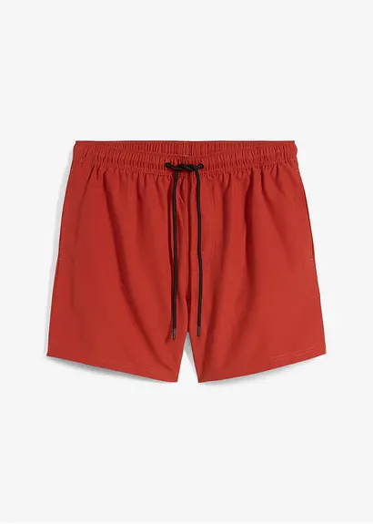Badeshorts Herren in braun von vorne - bonprix