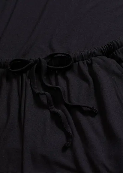 Oversized Shorty aus softem Modal in schwarz - bonprix