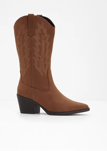 Cowboy Stiefel in braun - bonprix