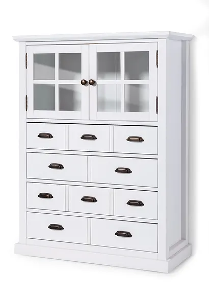 Apothekerschrank in weiß von vorne - bonprix