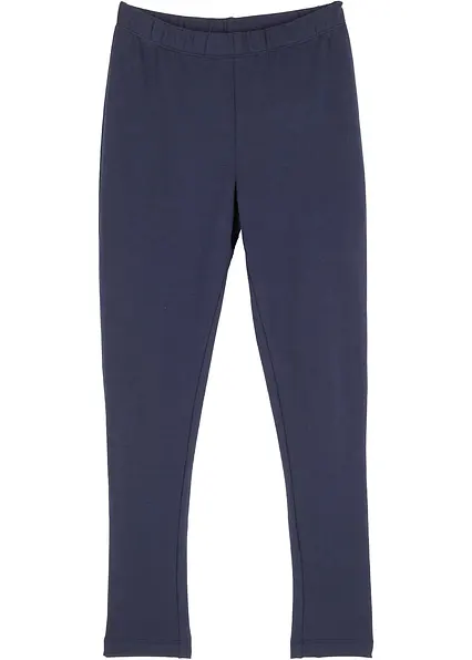 Thermo-Leggings in blau von vorne - bonprix