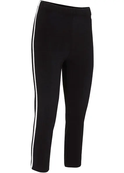 ¾ Sport-Leggings in schwarz von vorne - bonprix