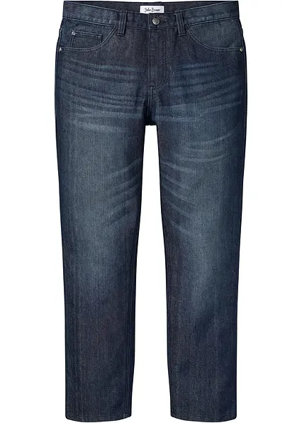 Classic Fit Jeans, Straight in blau von vorne - bonprix