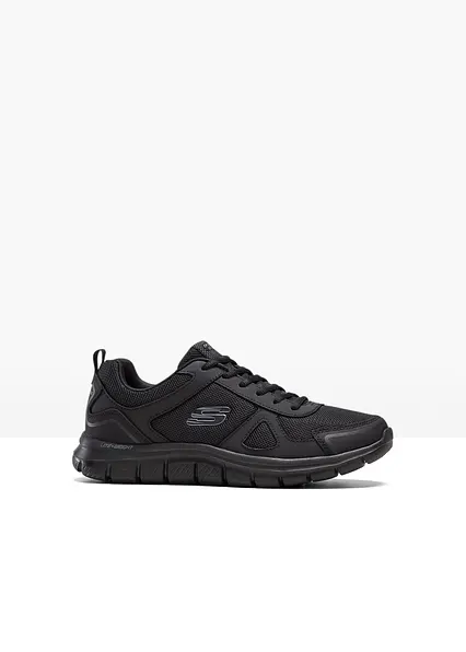 Skechers Komfort-Sneaker mit Memory Foam in schwarz von vorne - Skechers