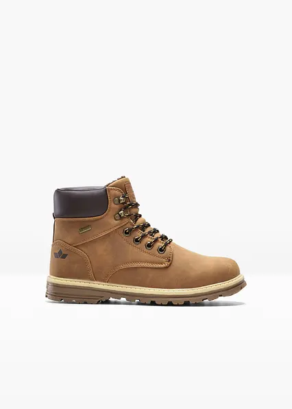 Lico Schnürboots in braun von vorne - Lico