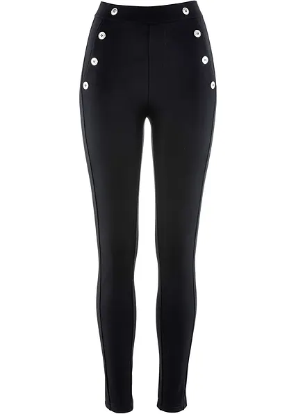 Punto Di Roma-Leggings in schwarz von vorne - bonprix
