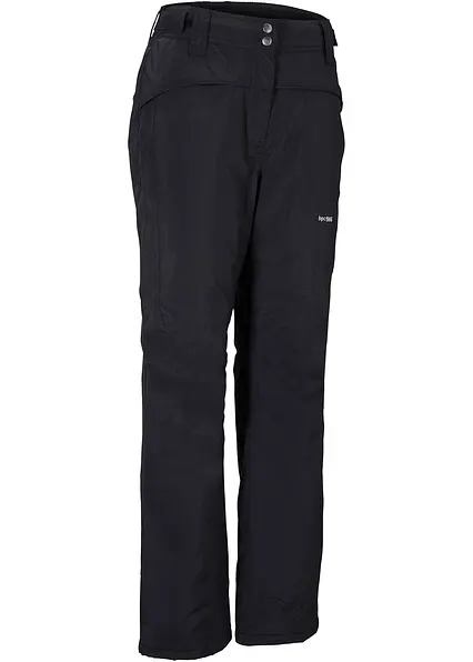 wasserdichte Thermohose in schwarz von vorne - bonprix