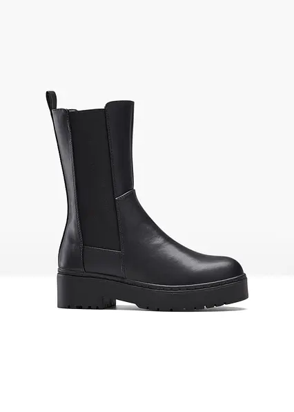 Stiefel in schwarz von vorne - bonprix