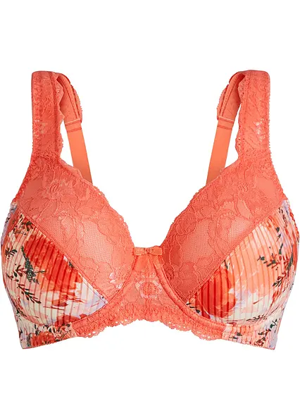 Minimizer-BH mit gepolsterten Trägern in orange von vorne - bonprix
