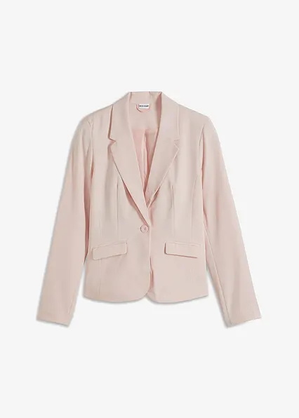 Kurzblazer in rosa von vorne - bonprix