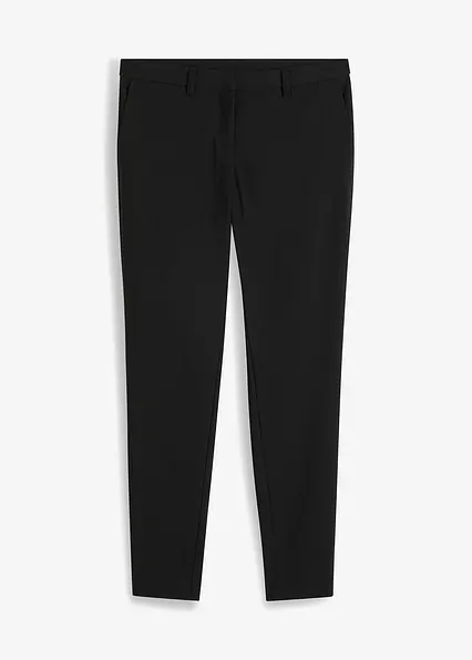Stretch-Hose in schwarz von vorne - bonprix