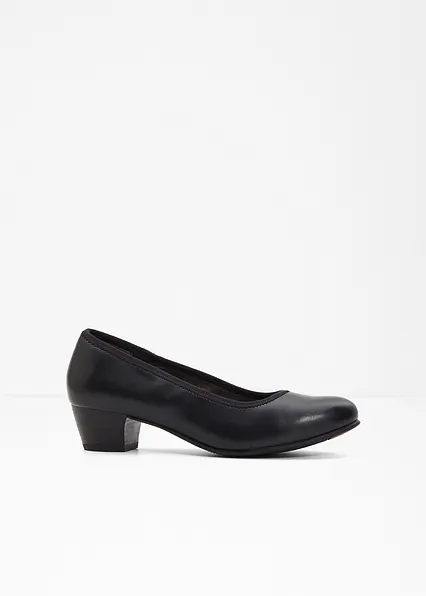 Jana Komfort-Pumps in bequemer Weite in schwarz - Jana