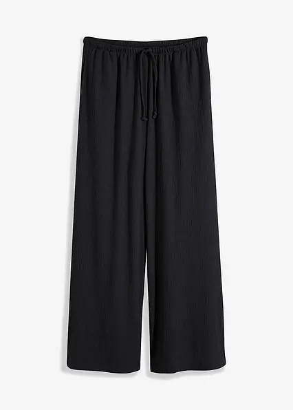 Jersey-Hose in schwarz von vorne - bonprix