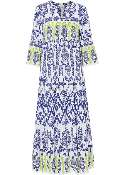 Maxikleid in weiß von vorne - bonprix