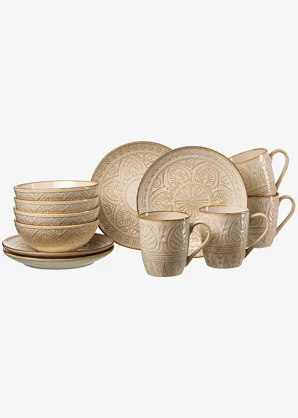 Ritzenhoff & Breker Frühstücksservice (12-tlg. Set) in beige - Ritzenhoff & Breker