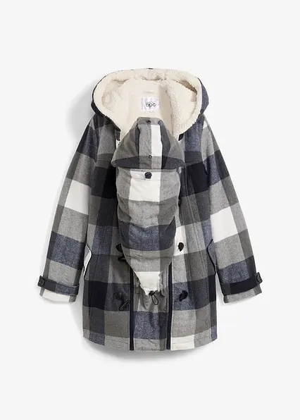 Gemütliche Woll-Umstandsjacke für die gesamte Schwangerschaft und