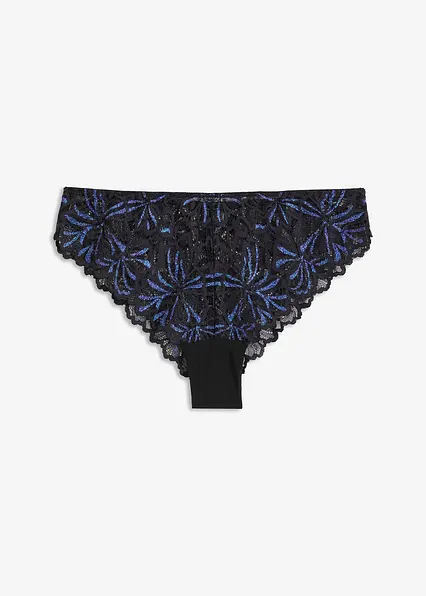 Brazilslip in schwarz von vorne - bonprix