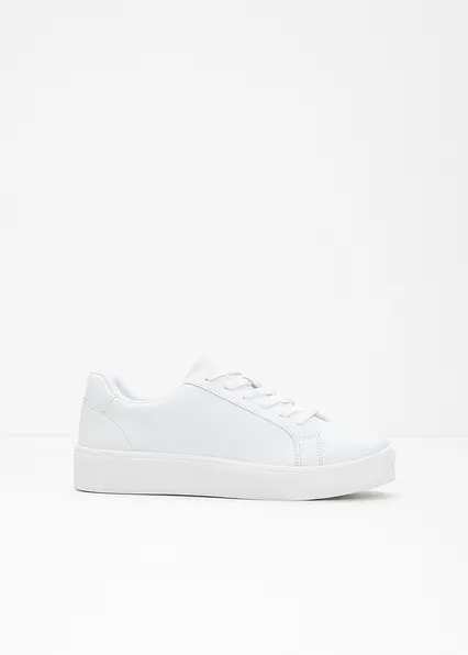 Sneaker in weiß - bonprix