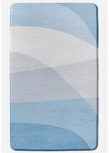 Badematte mit Memory Schaum in blau - bonprix