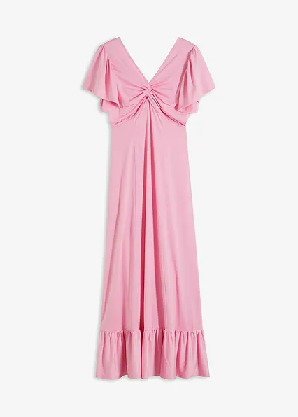 Maxikleid in rosa von vorne - bonprix