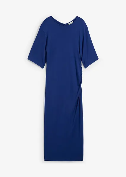 Jerseykleid aus softem Modal-Mix in blau von vorne - bonprix