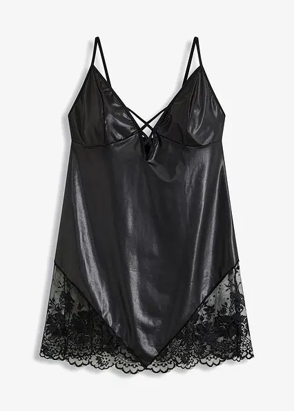 Negligé in schwarz von vorne - bonprix