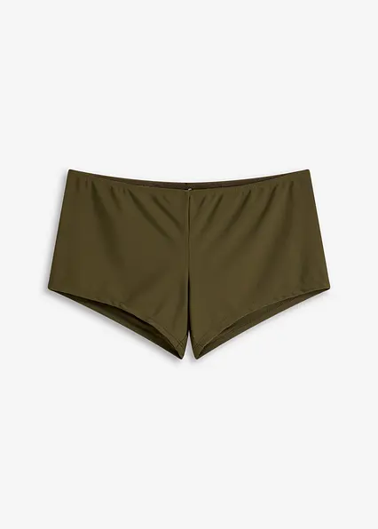 Panty Bikinihose in grün von vorne - bonprix