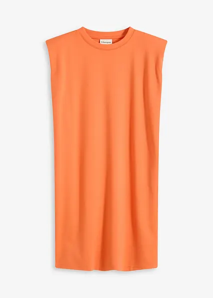 Minikleid mit Schulterfokus in orange von vorne - bonprix