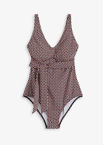 Badeanzug in weiß von vorne - bonprix