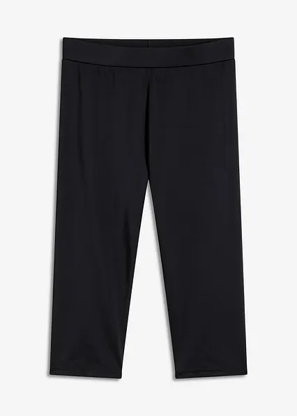 Badecaprihose in schwarz von vorne - bonprix