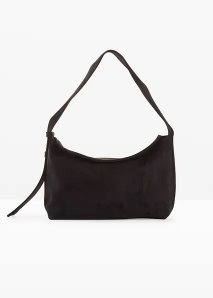 Handtasche in schwarz von vorne - bonprix